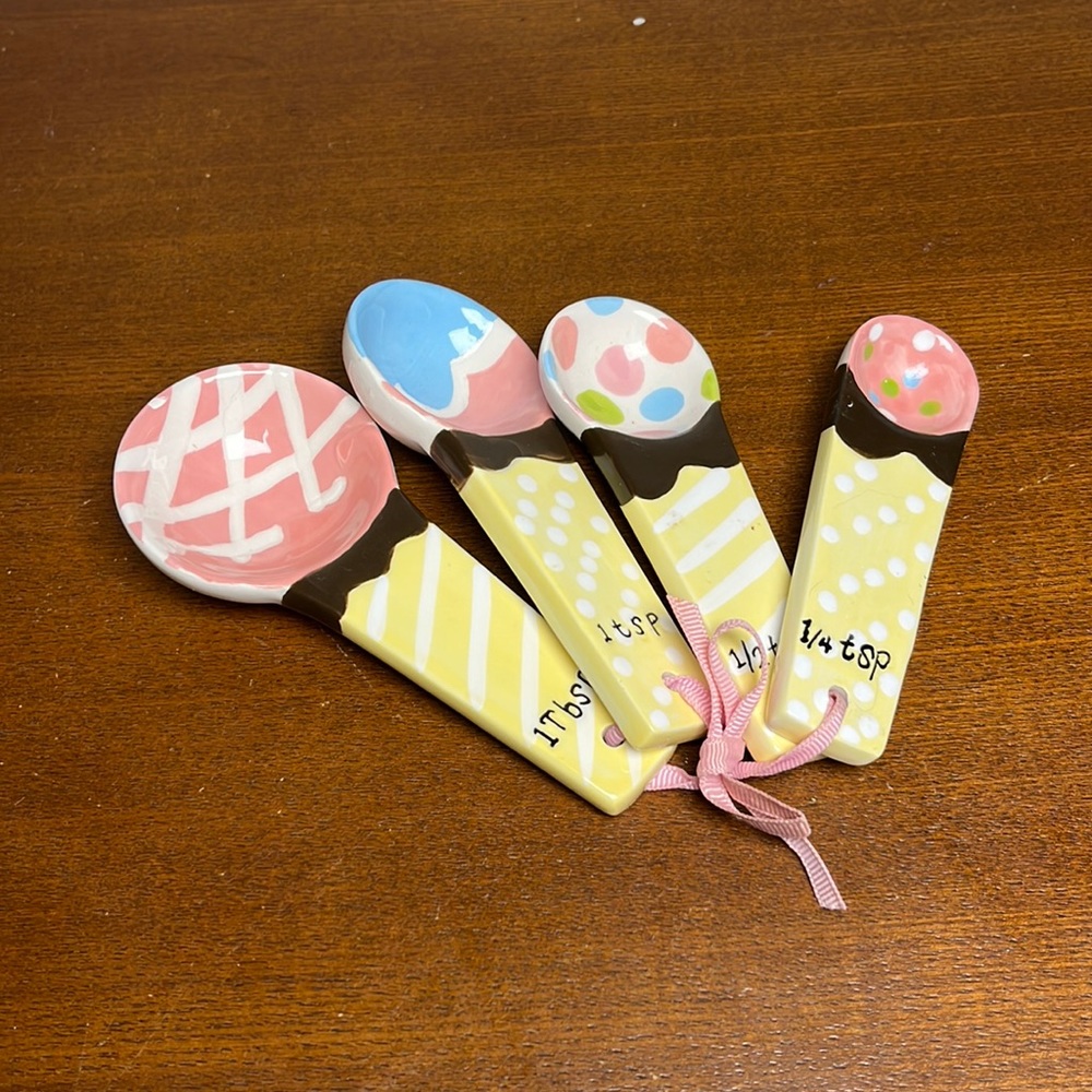 Ice cream measuring spoon set